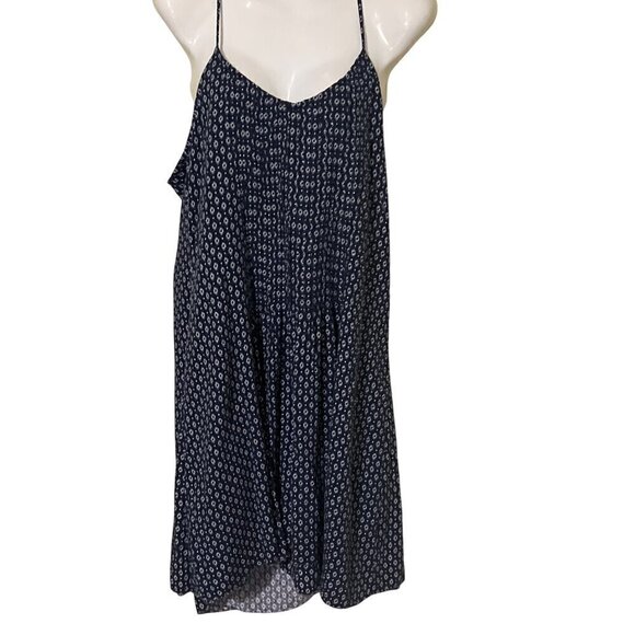 Time And Tru Blue Spaghetti Strap Dress S (4-6) Beachy Boho vacation Resort Crui - Picture 1 of 10
